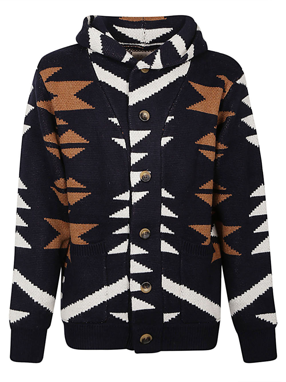 Tooco Tooco Ethnic print cardigan