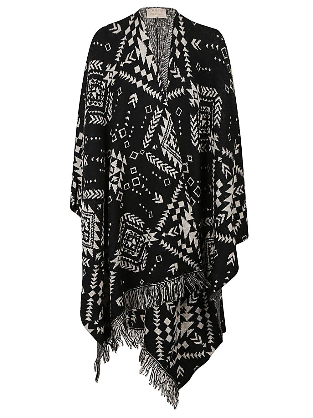Tooco Tooco Ethnic print jacquard cardigan
