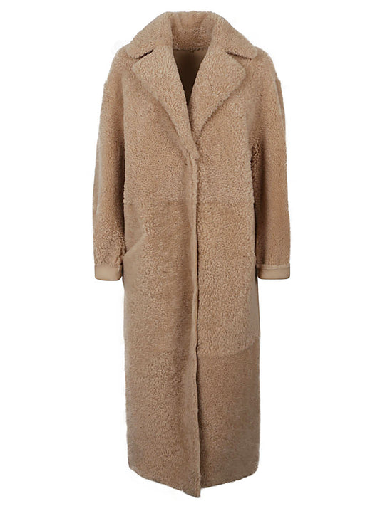 Enes Enes Allegra leather long coat
