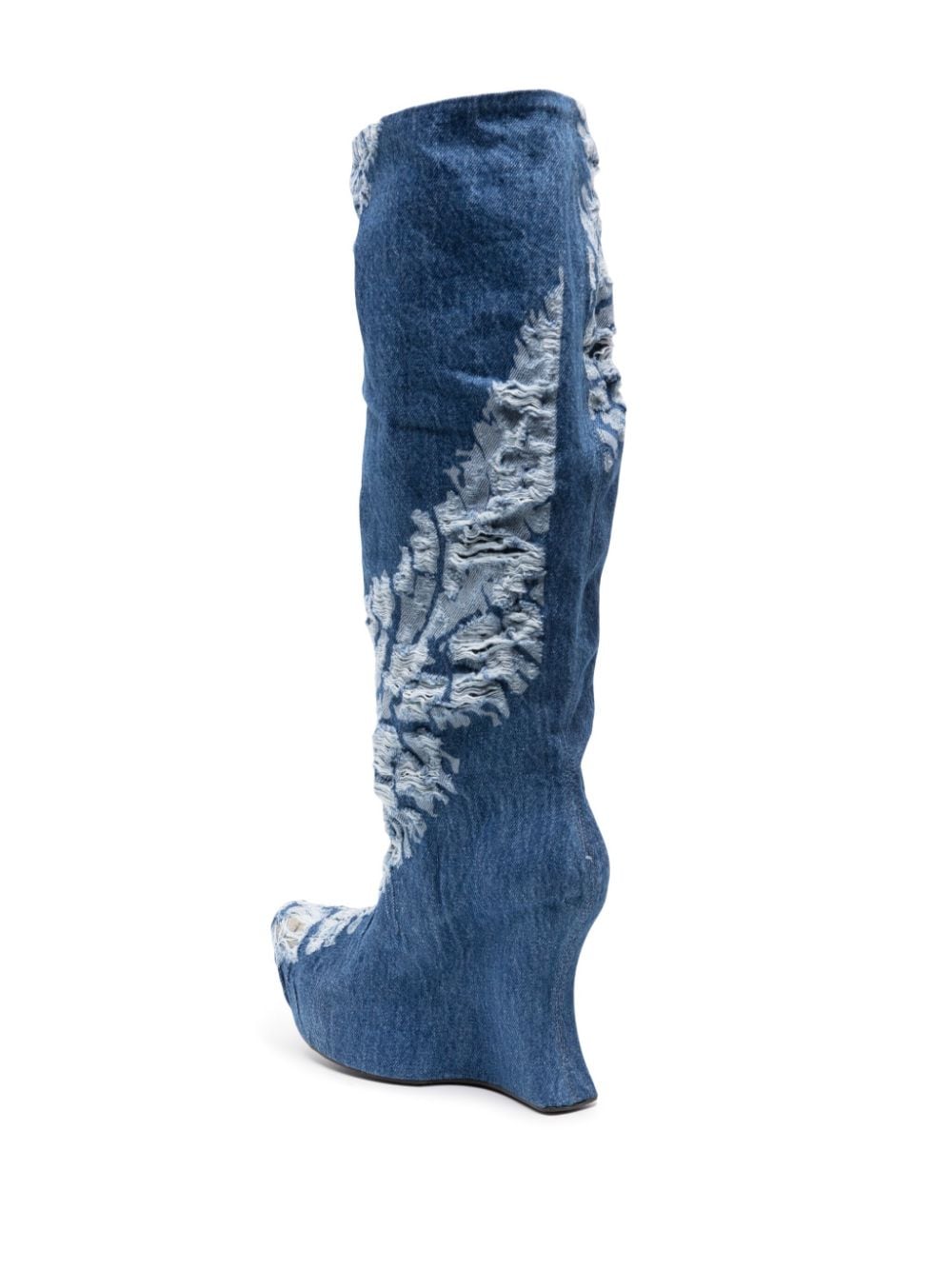 Masha Popova Masha Popova Boots with a worn-in denim effect