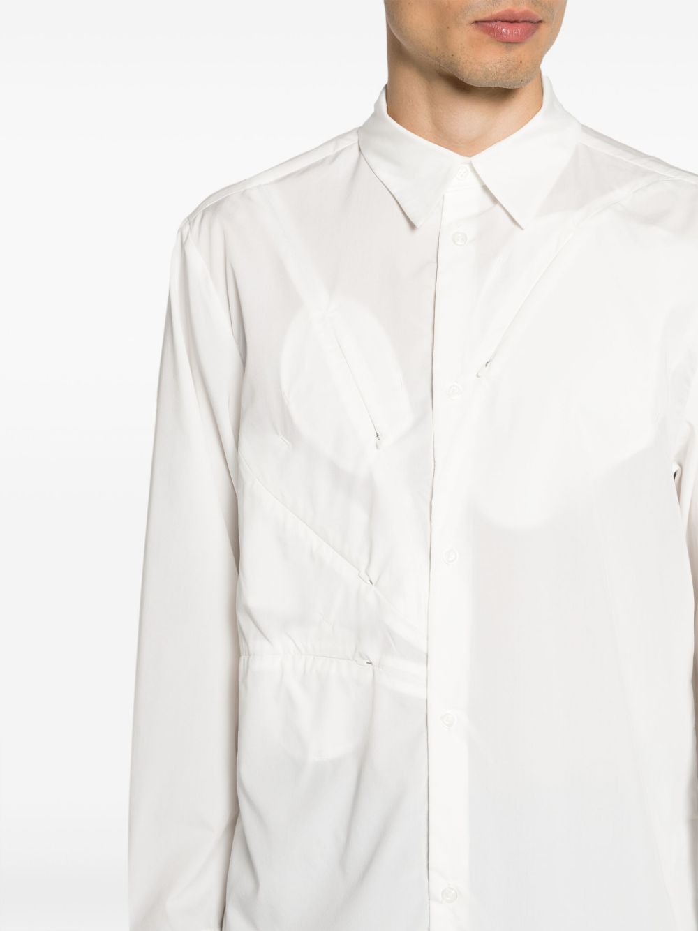 Post Archive Faction Long Sleeve Center (أبيض)
