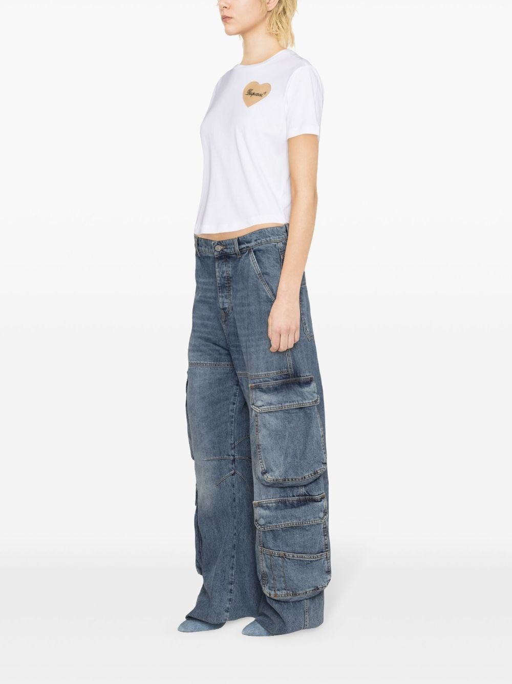 تي شيرت قطني بقَصَّة صندوقية من Dsquared2