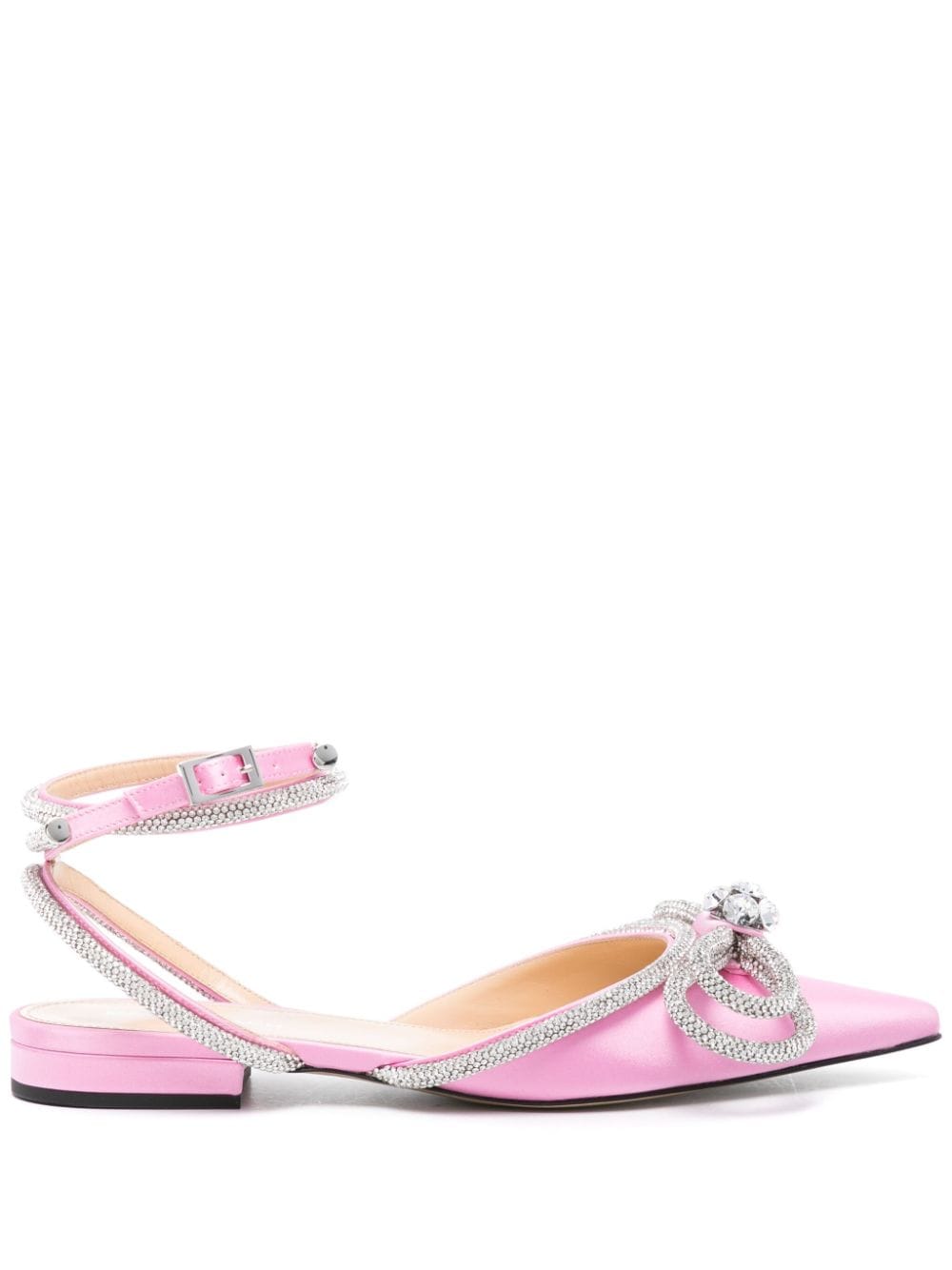 Mach & Mach PRE Mach & Mach PRE Double Bow Satin Flats