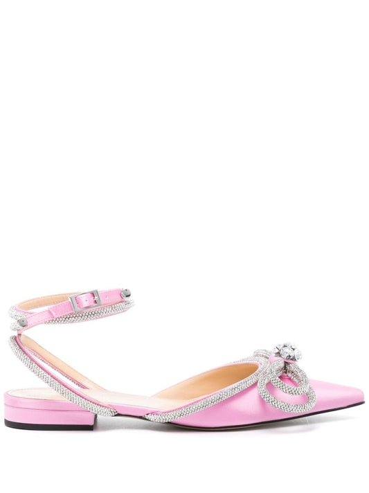 Mach & Mach PRE Mach & Mach PRE Double Bow Satin Flats