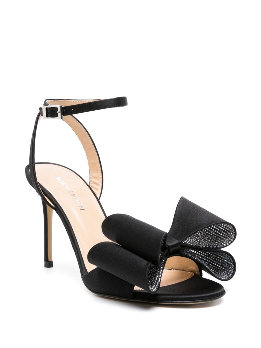 Mach & Mach PRE Mach & Mach PRE Le Cadeau'' Round Toe Satin Sandals