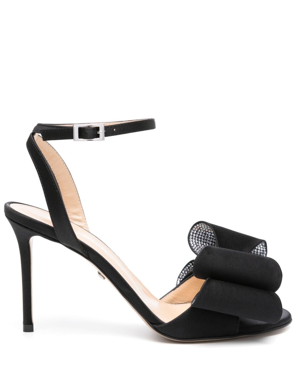 Mach & Mach PRE Mach & Mach PRE Le Cadeau'' Round Toe Satin Sandals