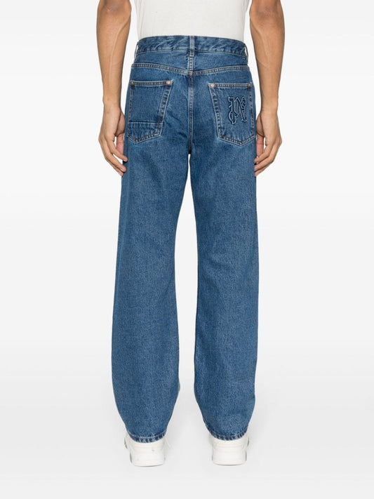 Palm Angels Monogram denim jeans