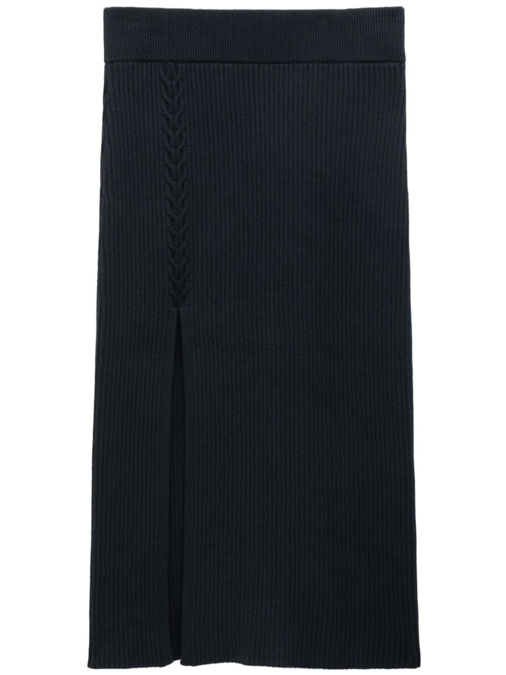 Filippa K Filippa K Conscious Criteria page Cable knit asymmetrical skirt