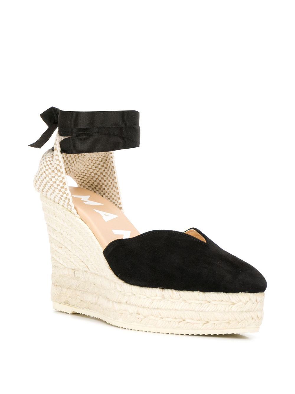 Manebí Manebí Manebi Hamptons Suede Heart-Shaped Wedge Espadrilles