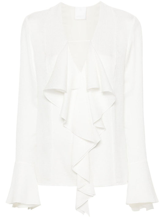 Givenchy Silk ruffled blouse