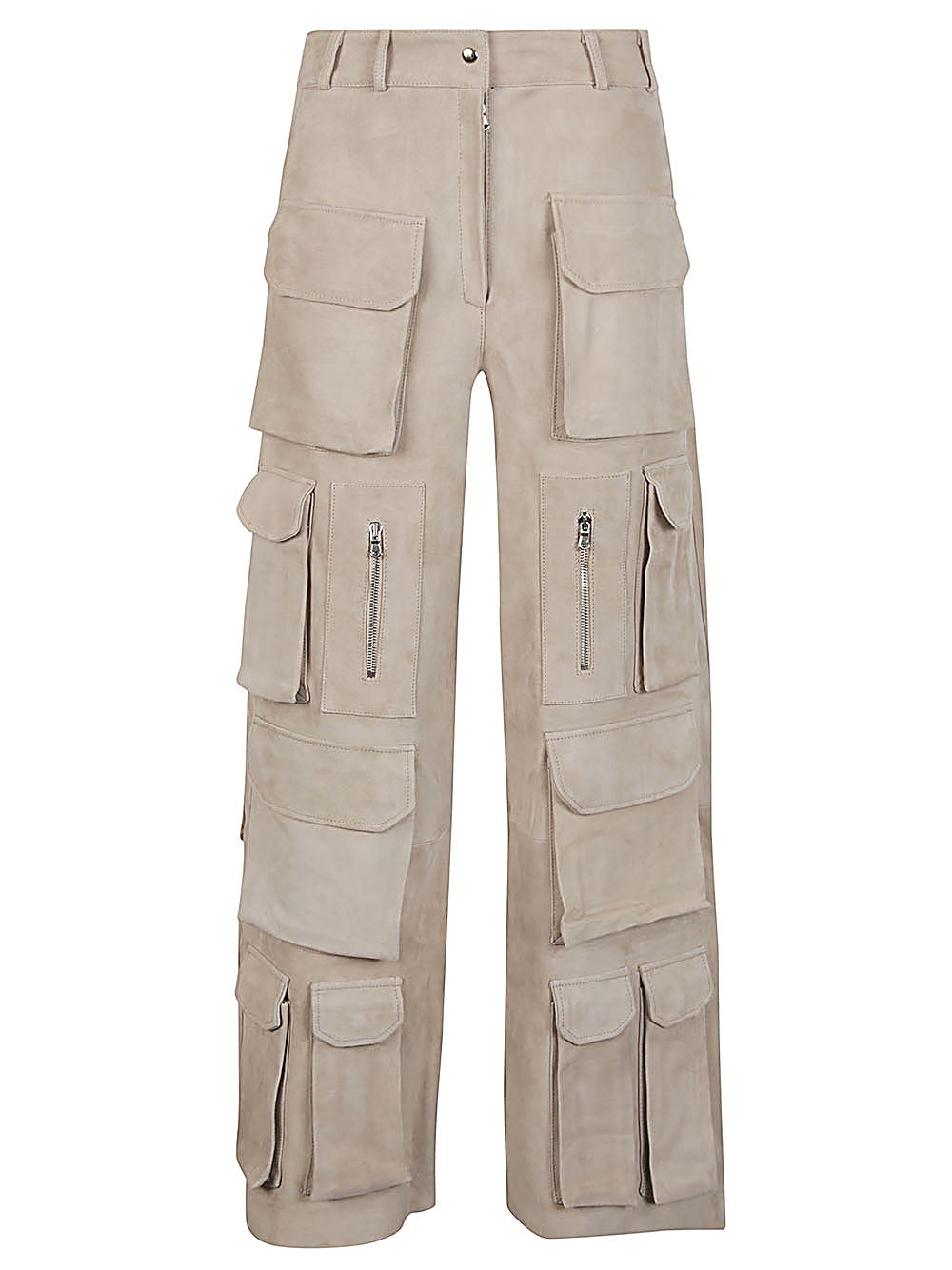 Fermas.Club Fermas.Club Suede cargo trousers