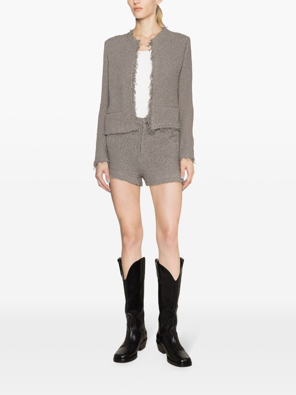 Iro Iro Daphna cotton blend shorts