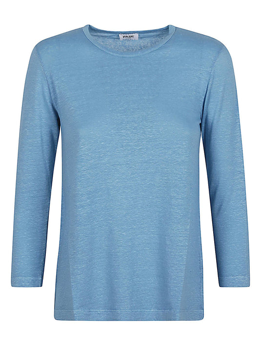 Base Base Linen jersey long sleeve t-shirt
