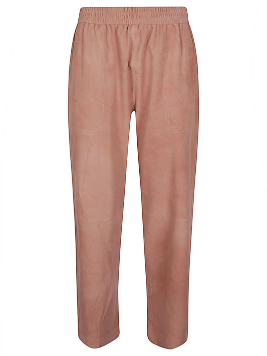 Via Masini 80 Via Masini 80 Suede leather trousers