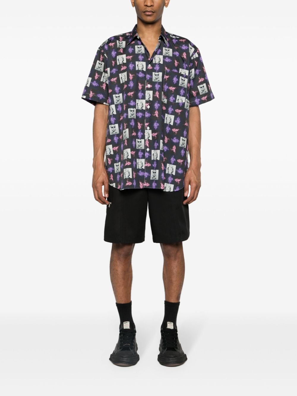 Comme Des Garcons Comme Des Garcons Andy Warhol print shirt