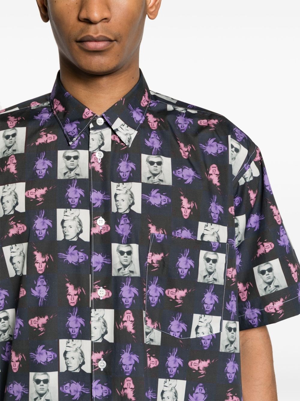 Comme Des Garcons Comme Des Garcons Andy Warhol print shirt