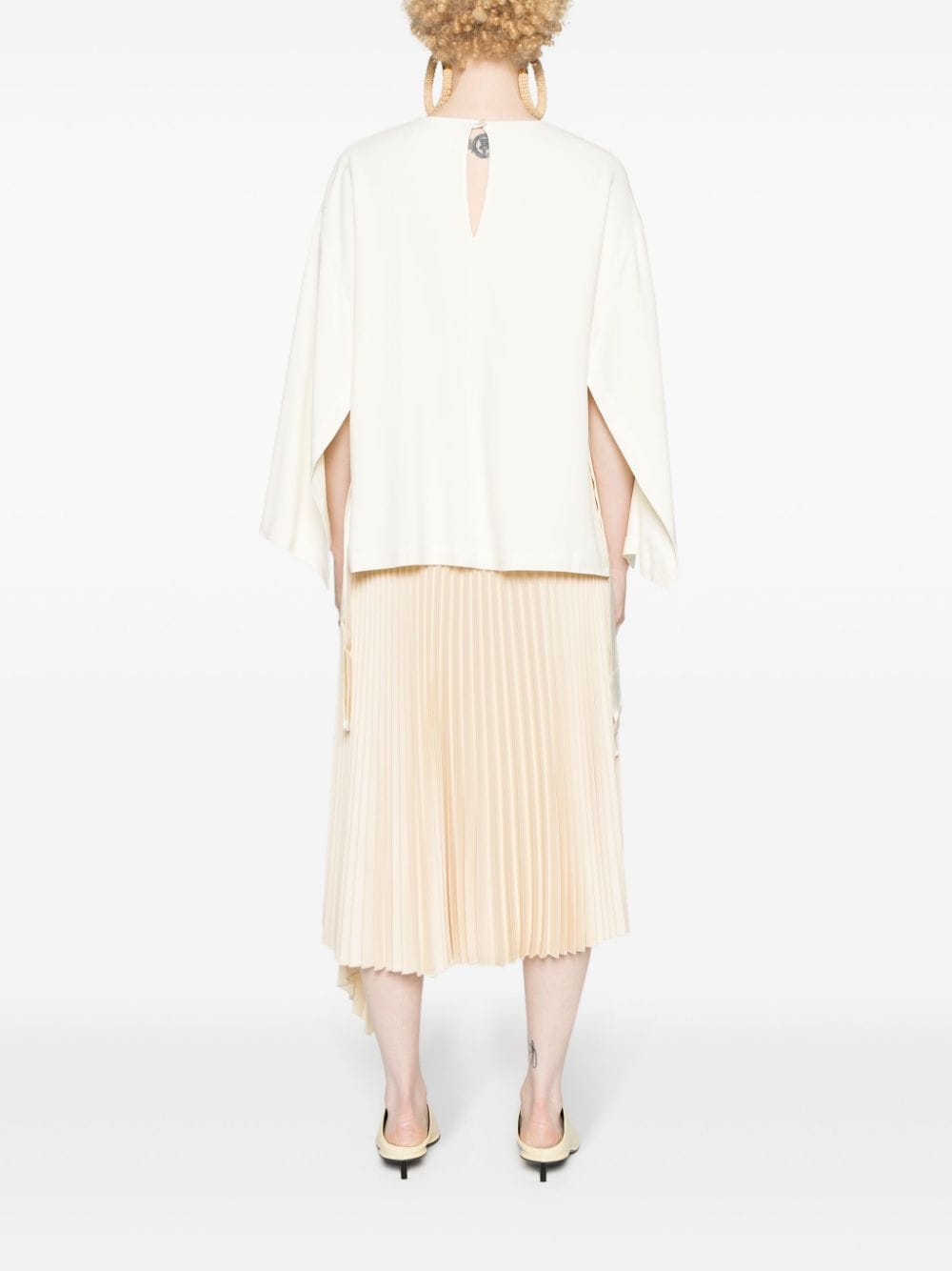 Erika Cavallini Semi-Couture Erika Cavallini Semi-Couture Cady texture blouse