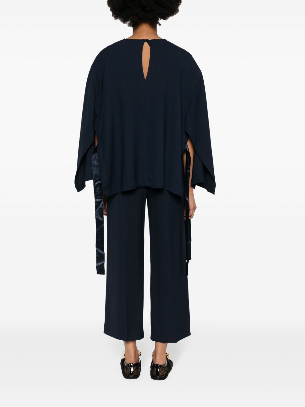 Erika Cavallini Semi-Couture Erika Cavallini Semi-Couture Cady texture blouse