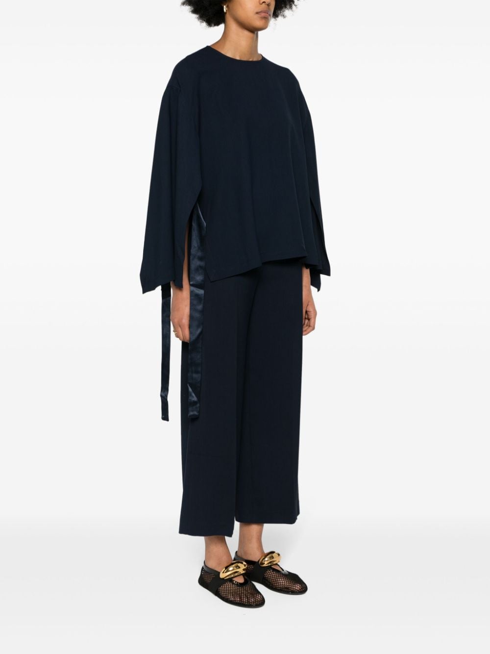 Erika Cavallini Semi-Couture Erika Cavallini Semi-Couture Cady texture blouse