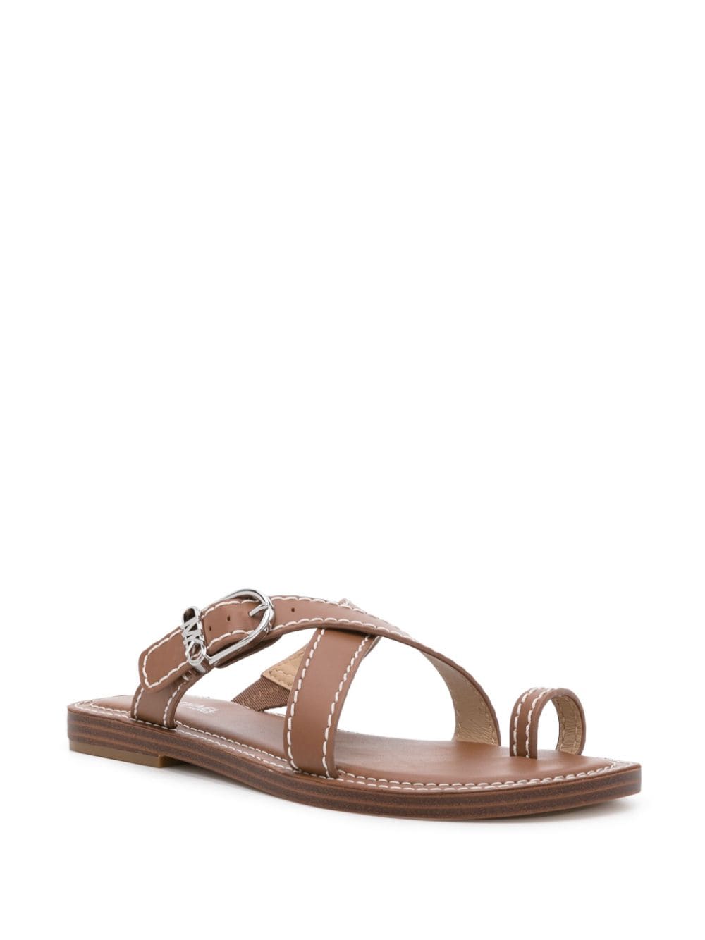 MMK MMK Michael Michael Kors Ashton leather flat sandals.