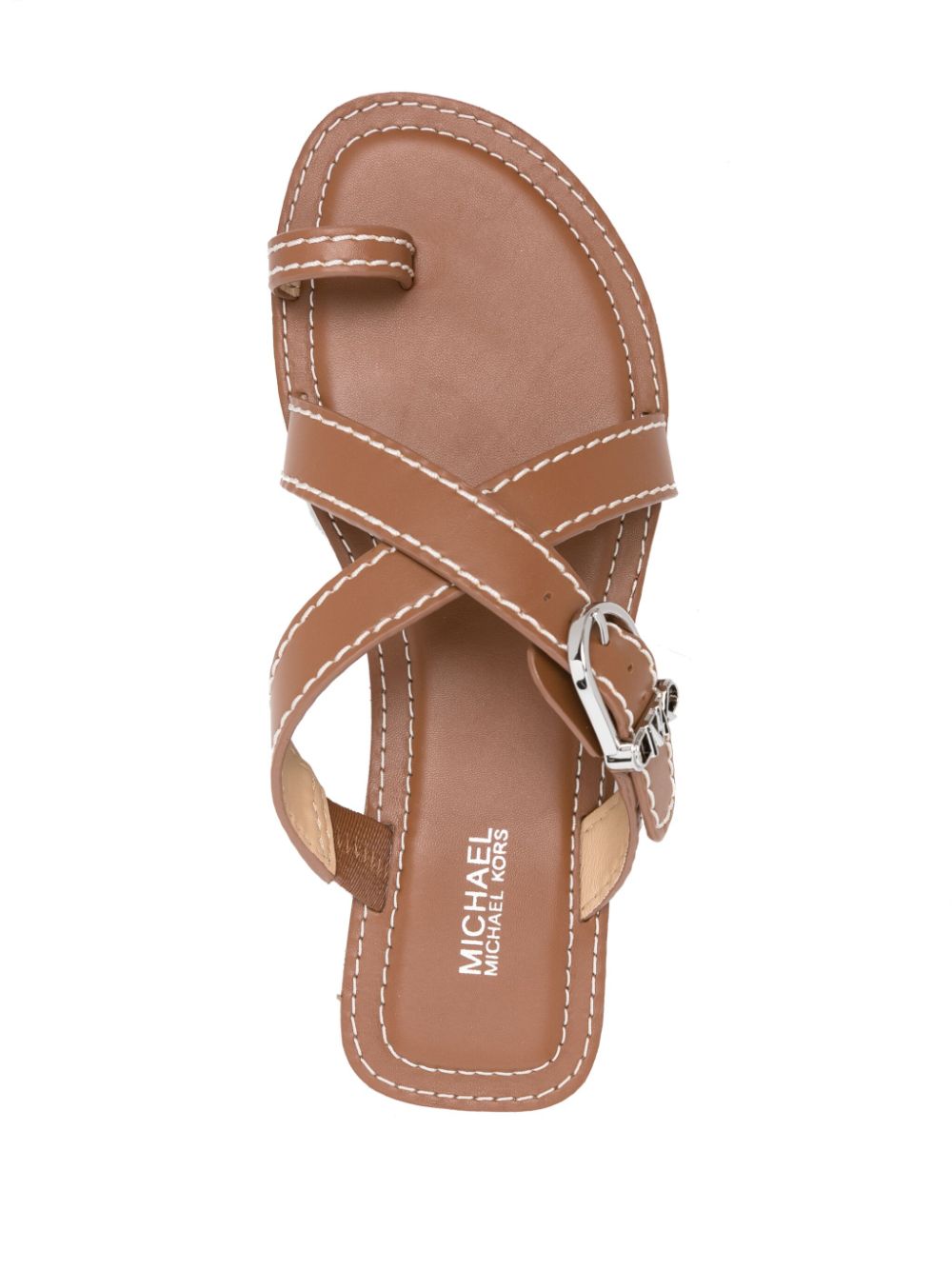 MMK MMK Michael Michael Kors Ashton leather flat sandals.