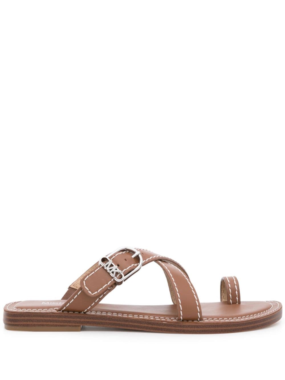 MMK MMK Michael Michael Kors Ashton leather flat sandals.
