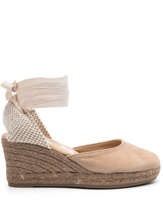 Manebí Manebí Hamptons suede wedge espadrille
