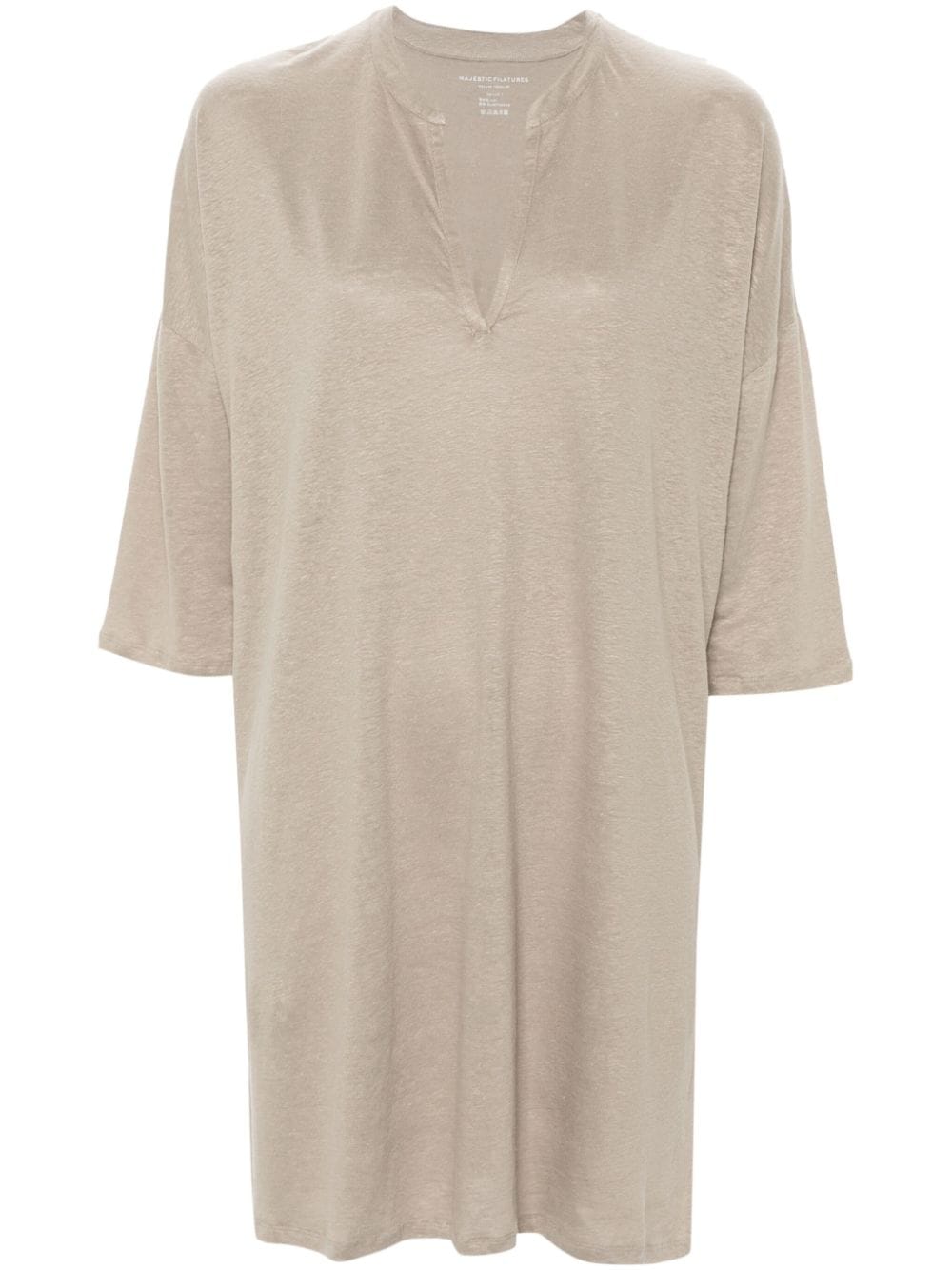 Majestic Majestic Conscious Criteria page Linen blend tunic dress