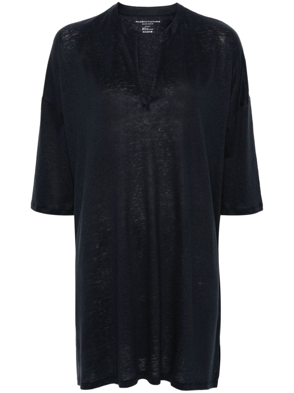 Majestic Majestic Conscious Criteria page Linen blend tunic dress