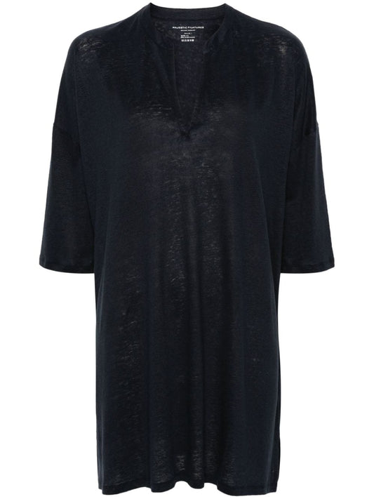 Majestic Majestic Conscious Criteria page Linen blend tunic dress