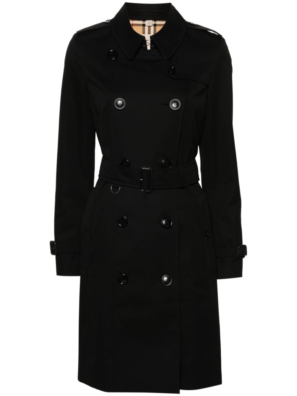 معطف بربري بتصميم الخندق المصنوع من نسيج الجبردين