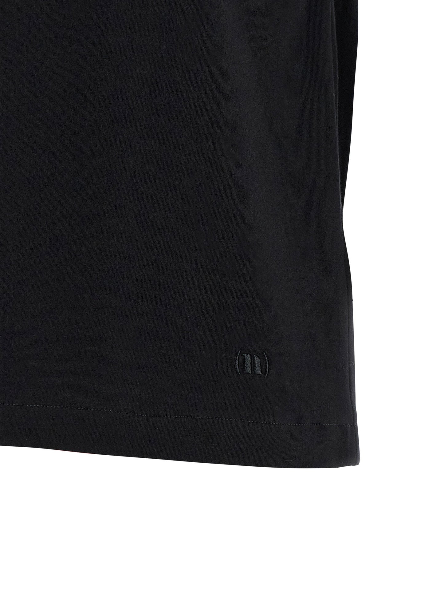 Nude Curled Sleeve T-shirt