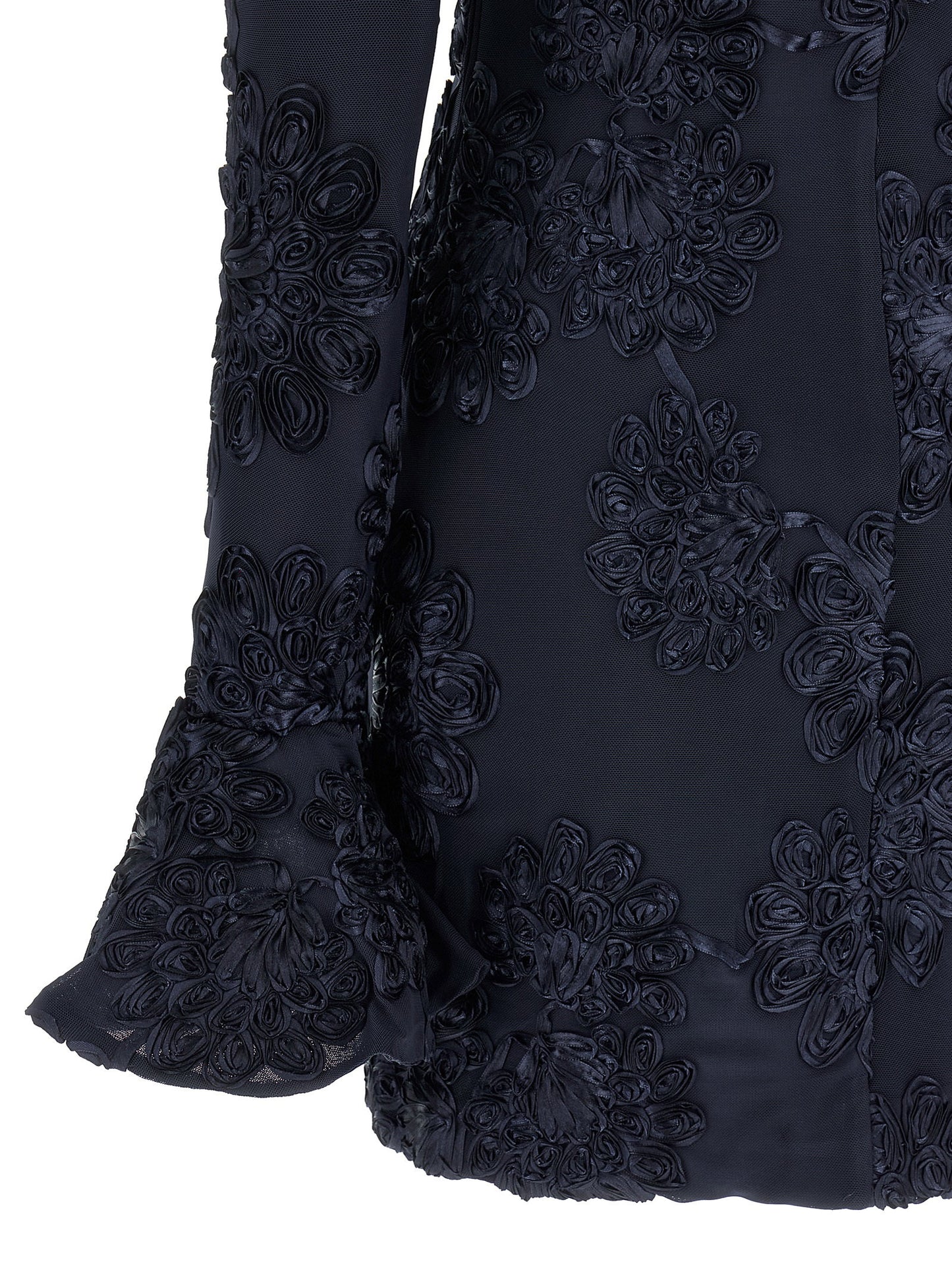 Rotate Birger Christensen 3d Mesh Mini Dress