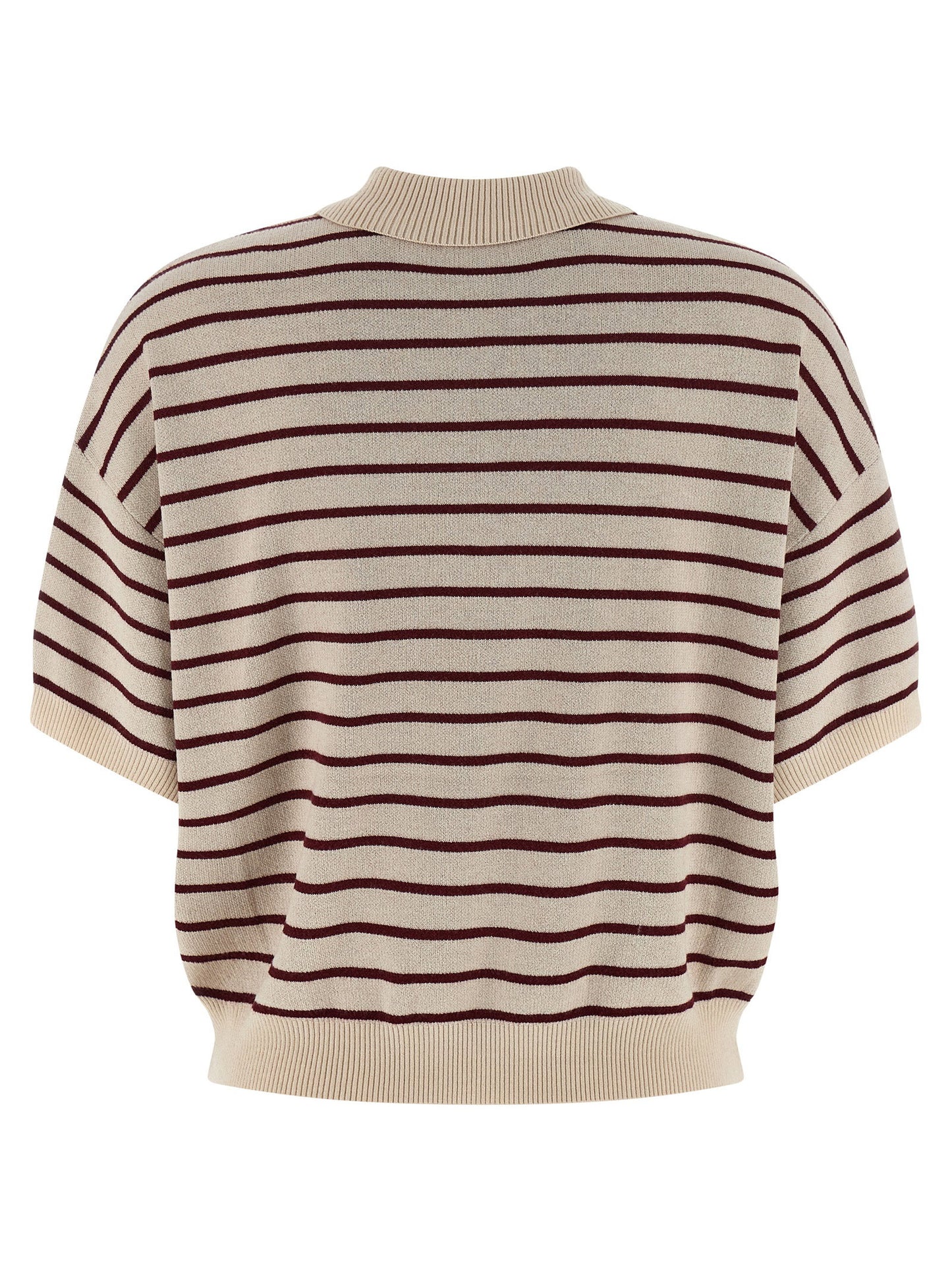 Rotate Birger Christensen Slinky Knit Polo Shirt