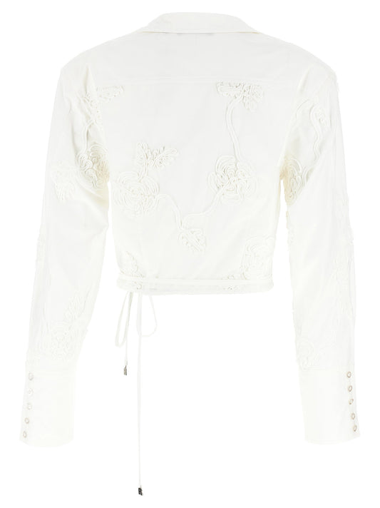 Rotate Birger Christensen Wrap Cotton Shirt