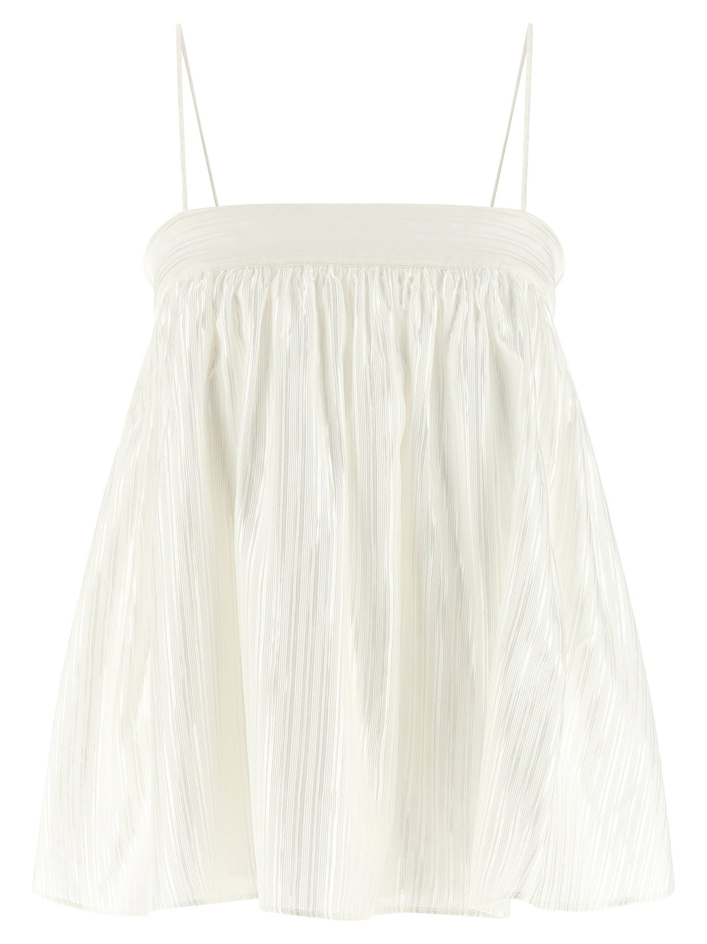 Rotate Birger Christensen Striped Viscose Top