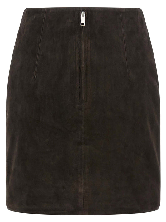 Rotate Birger Christensen Suede Skirt