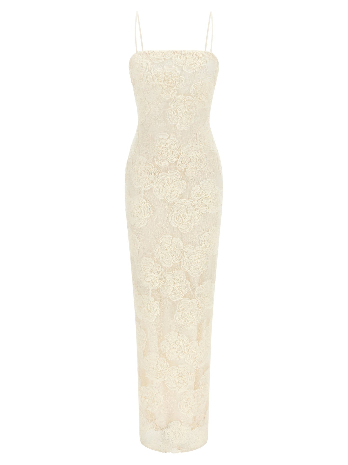 Rotate Birger Christensen Flower Mesh Tube Dress