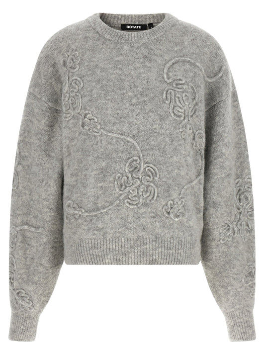 Rotate Birger Christensen 3d Flower Sweater