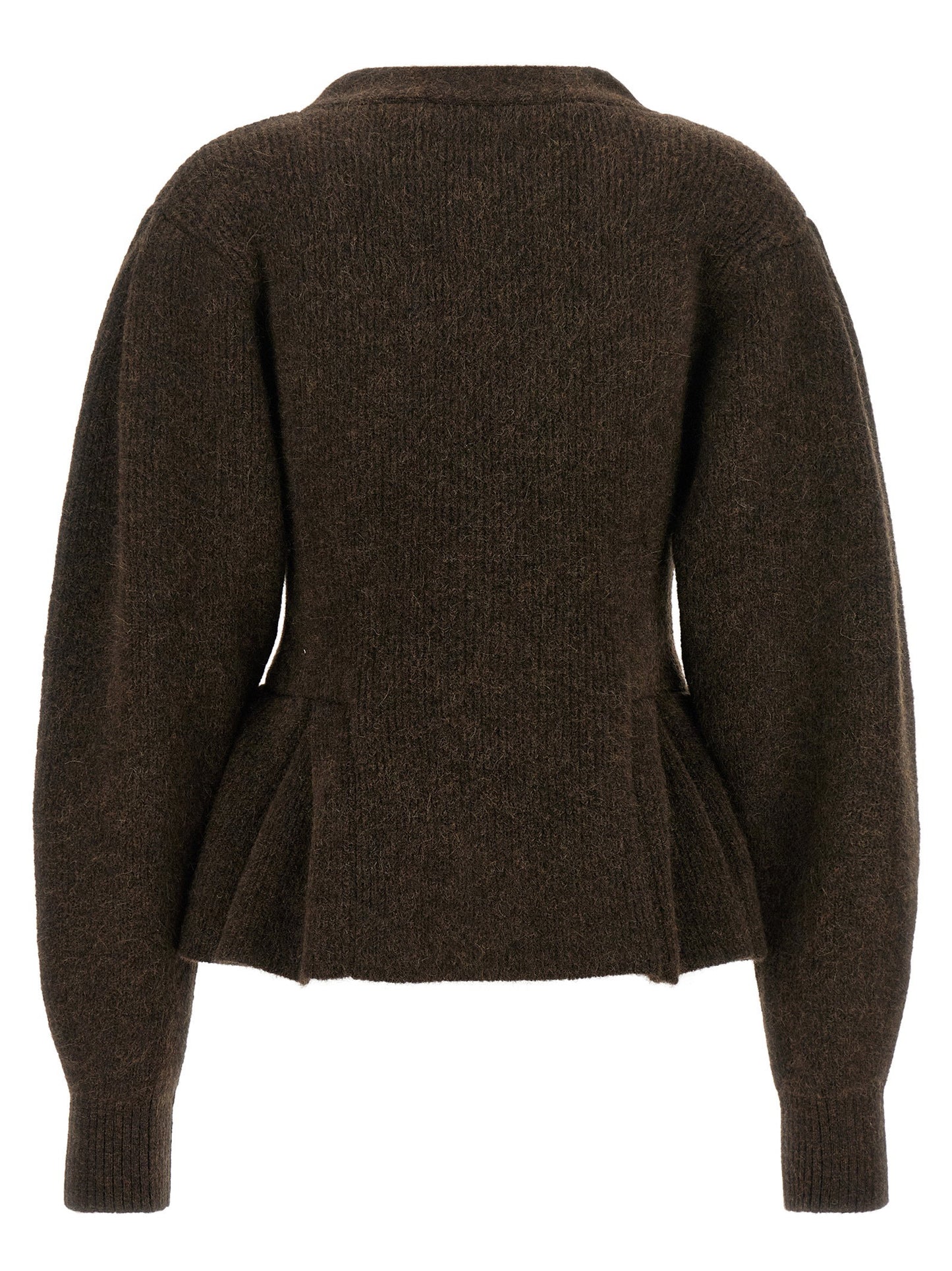 Rotate Birger Christensen Peplum Fund Cardigan