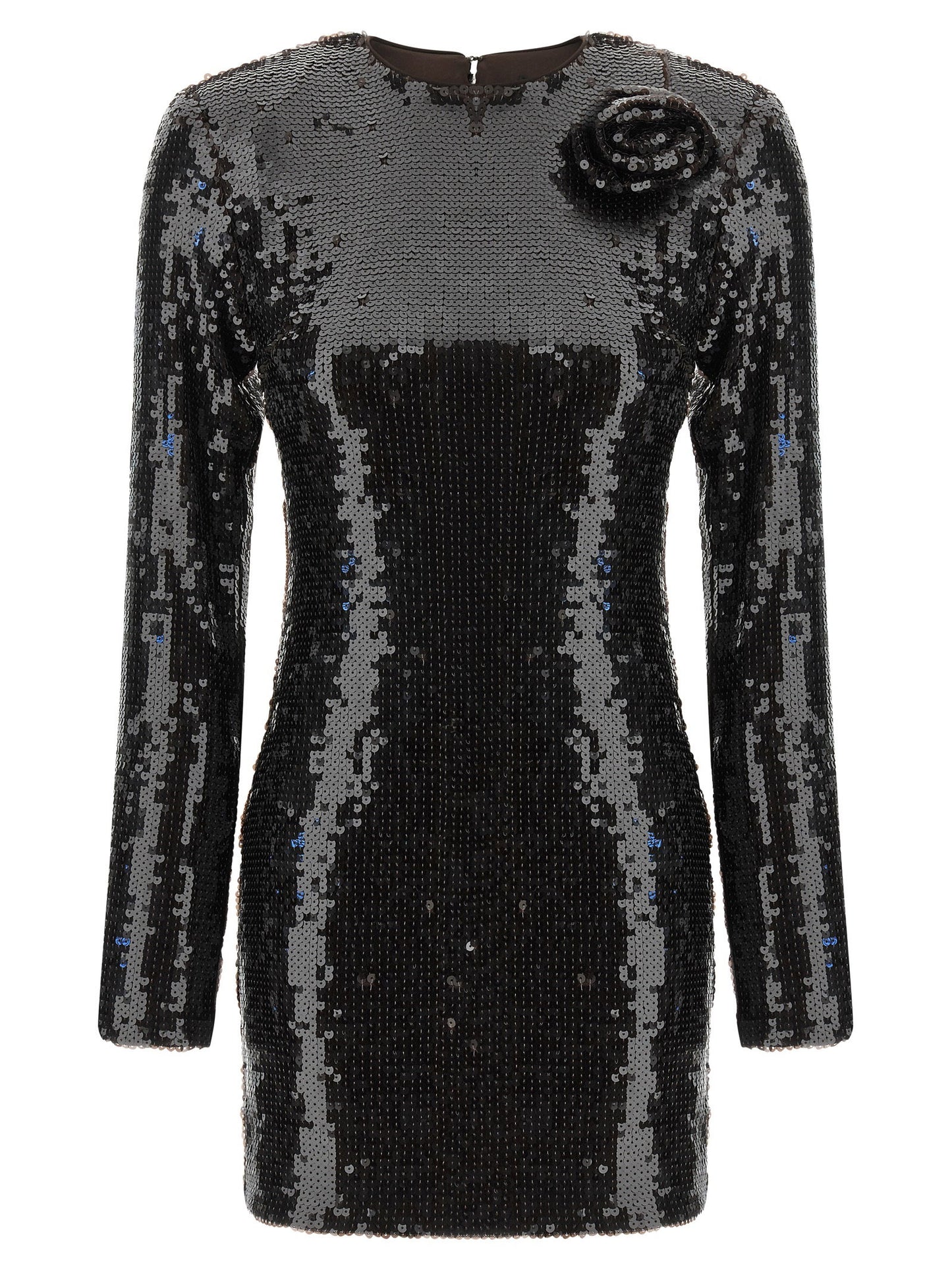 Rotate Birger Christensen Sequin Dress With Flower