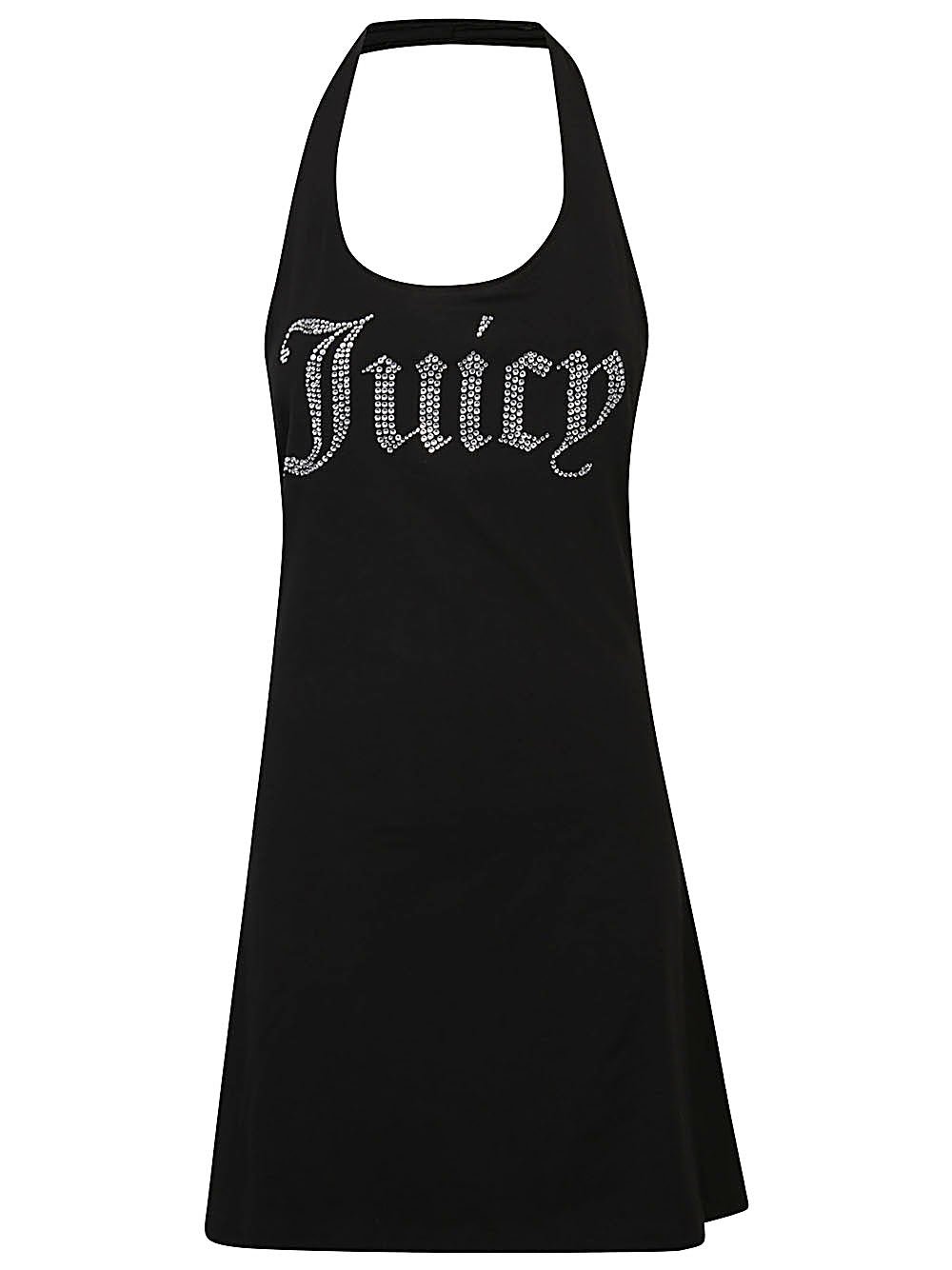 Juicy Couture Juicy Couture Logo halter mini dress