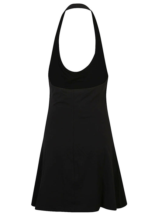 Juicy Couture Logo halter mini dress