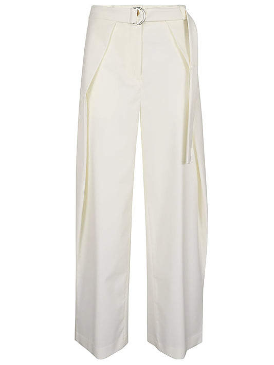 Erika Cavallini Semi-Couture Erika Cavallini Semi-Couture Wool twill Amelia trousers