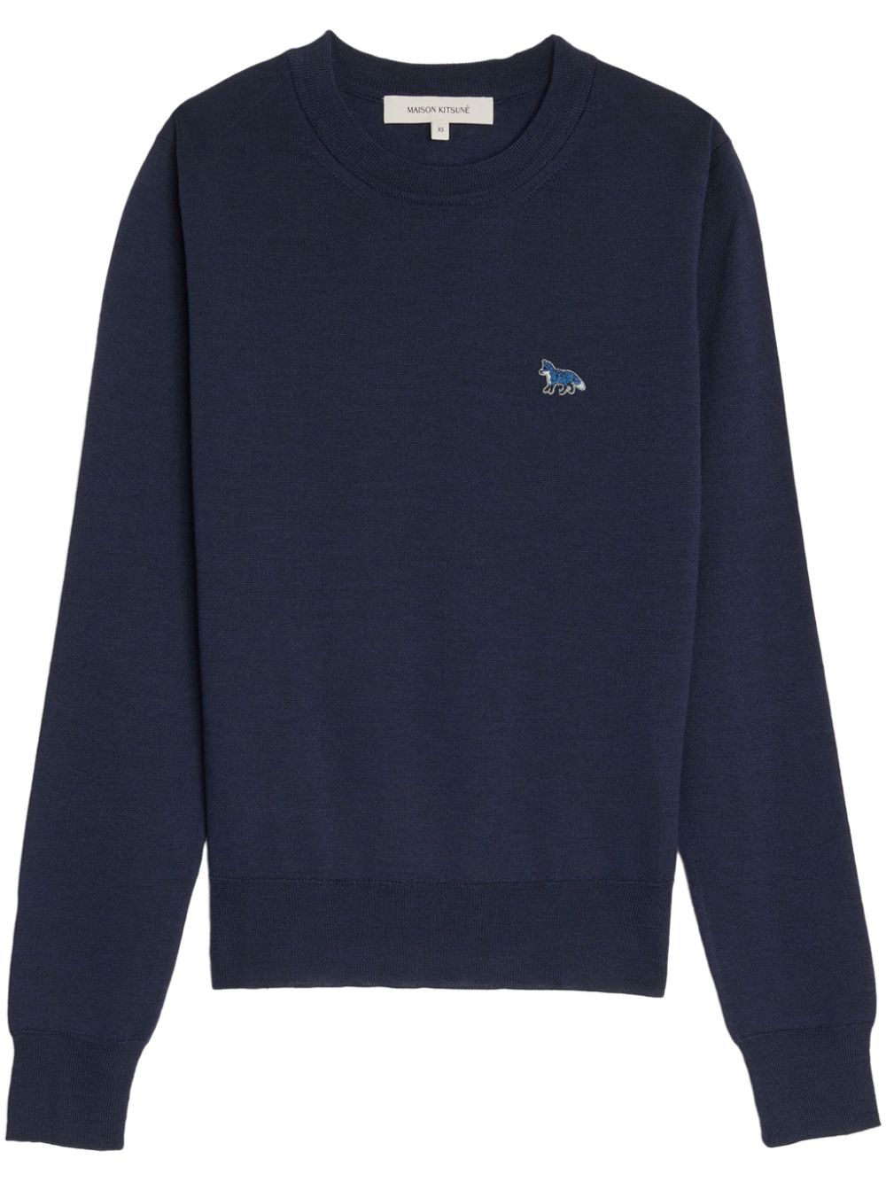 Maison Kitsuné Maison Kitsuné W Baby Fox Patch Regular Jumper