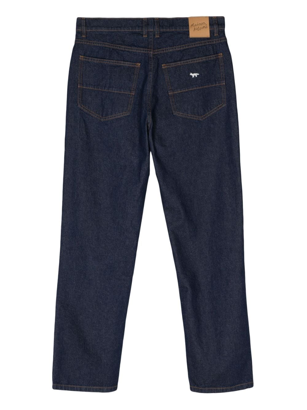 Maison Kitsuné Maison Kitsuné Mid-rise straight-leg trousers