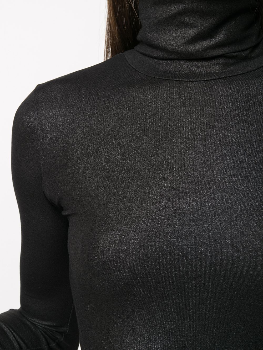 Majestic Majestic Lurex high-neck sweater