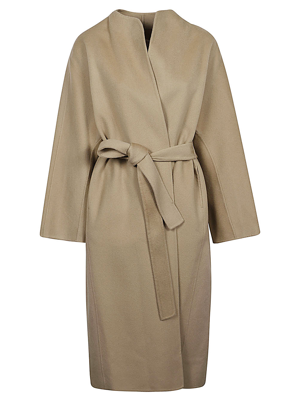 SANDBEIGE Sandbeige Wool midi coat