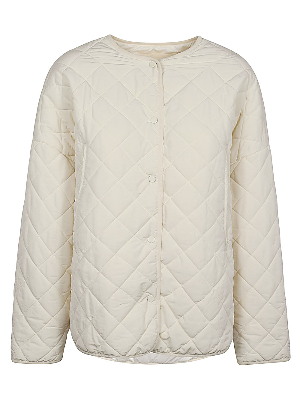 SANDBEIGE Sandbeige Quilted nylon jacket