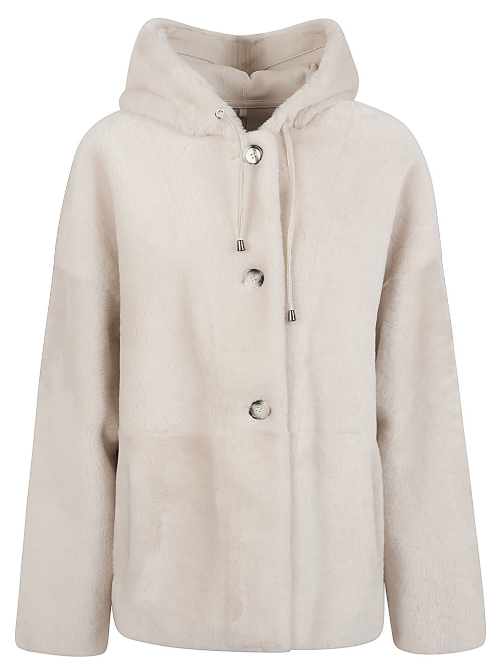 Enes Enes Fur hooded jacket